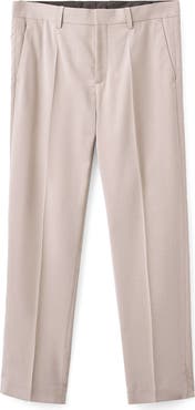 MANGO Regular Fit Pleated Pants