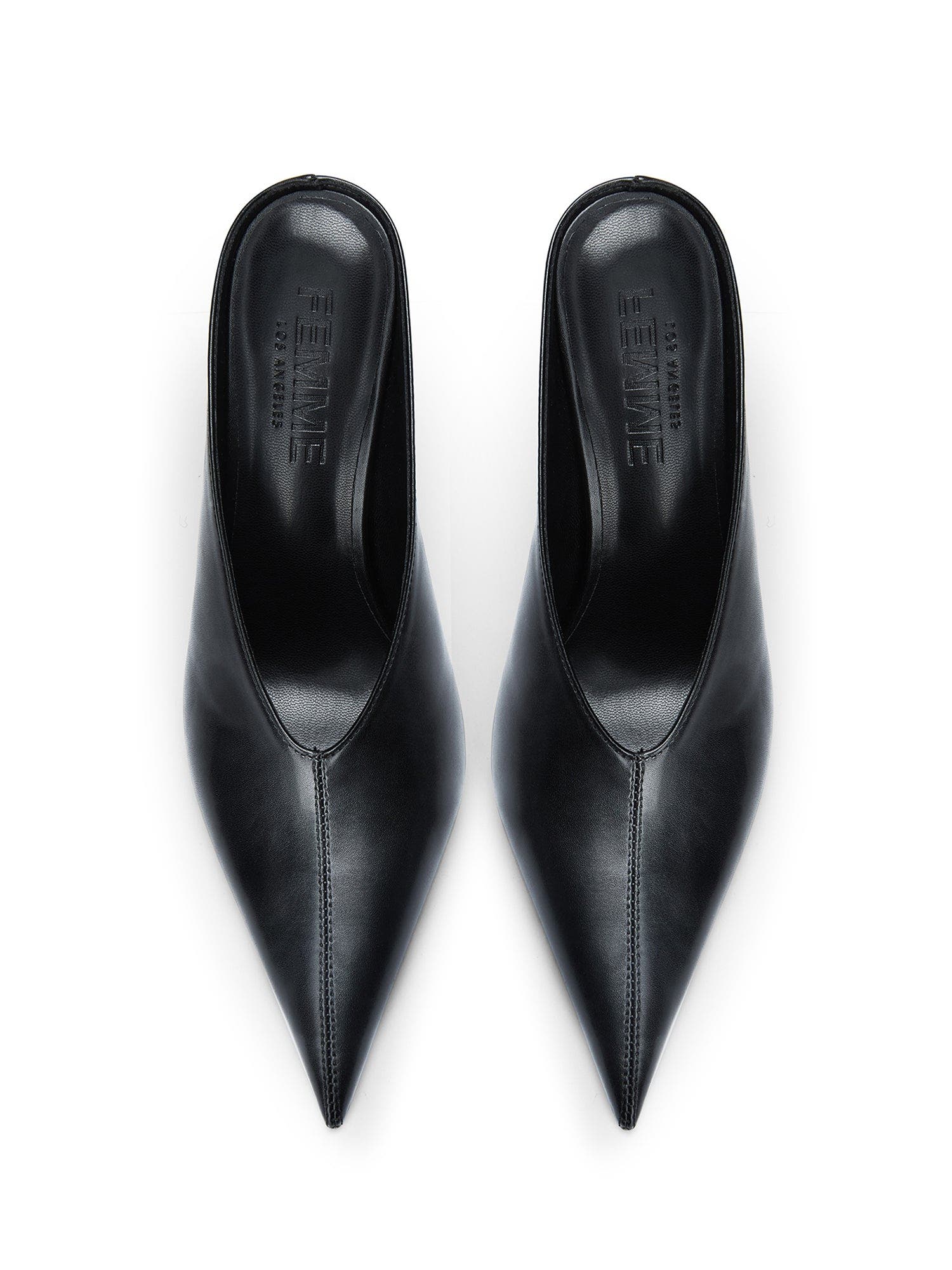 FEMME Xaden Mule, Alternate, color, Black