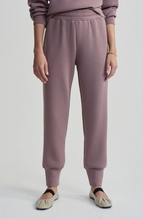 Brushed Rib Slim Cuff 25-Inch Pants