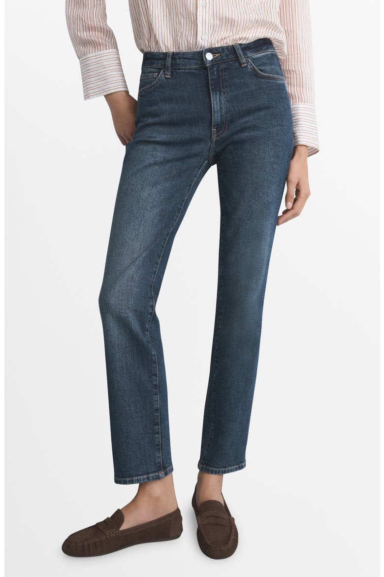 Slim Fit Jeans, Main, color, DARK BLUE