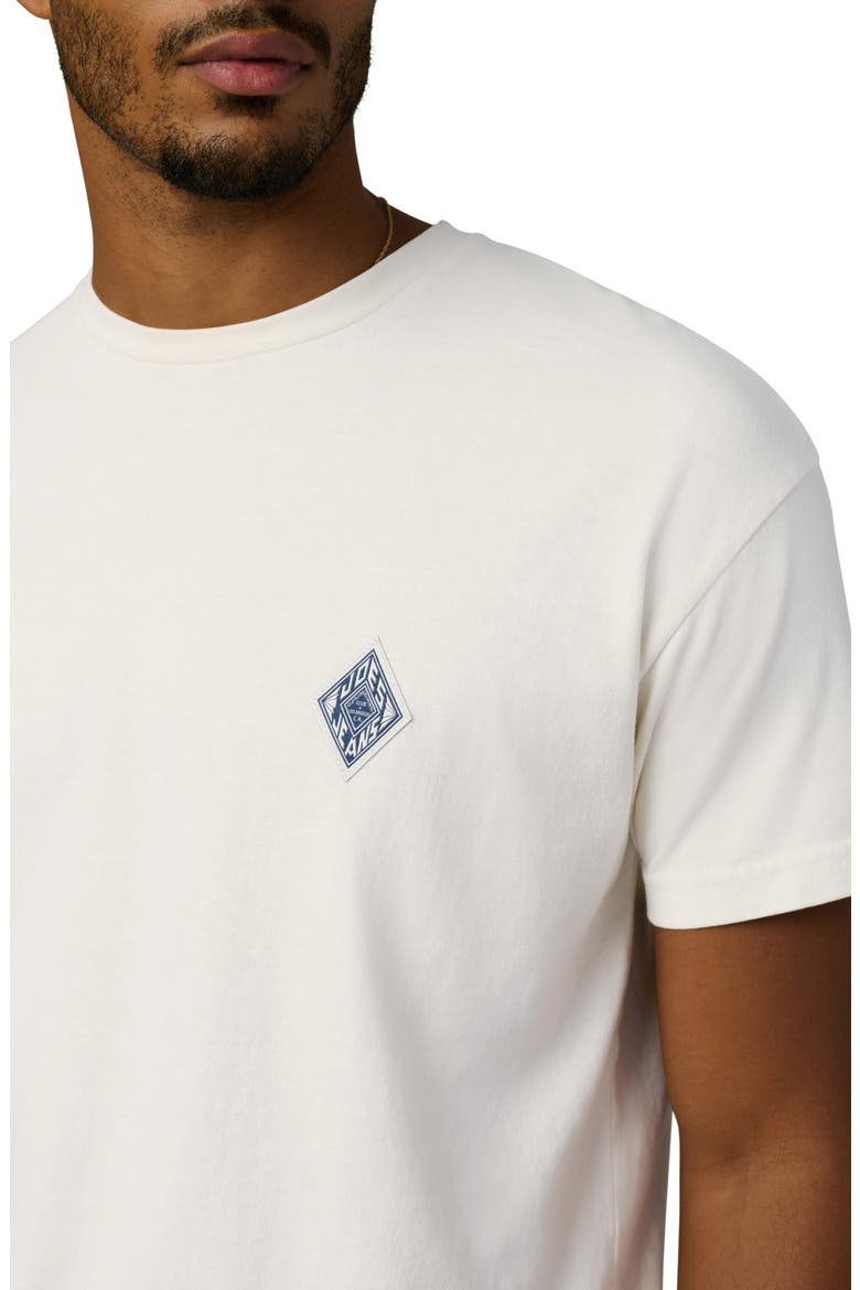 Embroidered Chest Patch T-Shirt, Alternate, color, COCONUT MILK