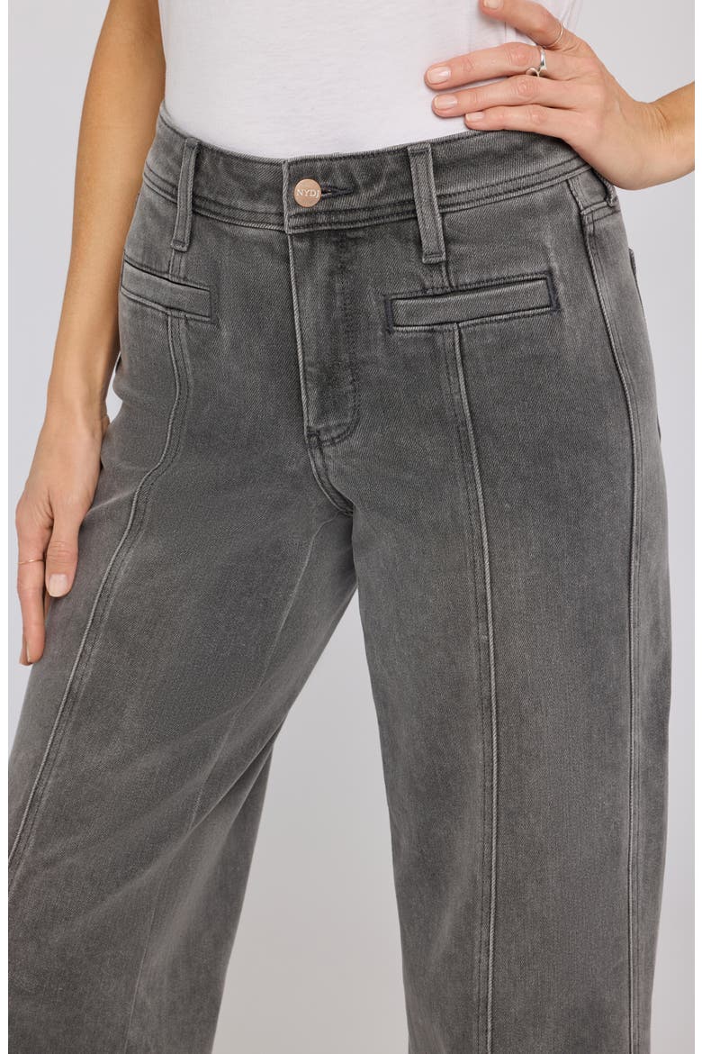 Teresa Seamed Ankle Wide Leg Jeans, Alternate, color, DUSTY ASH