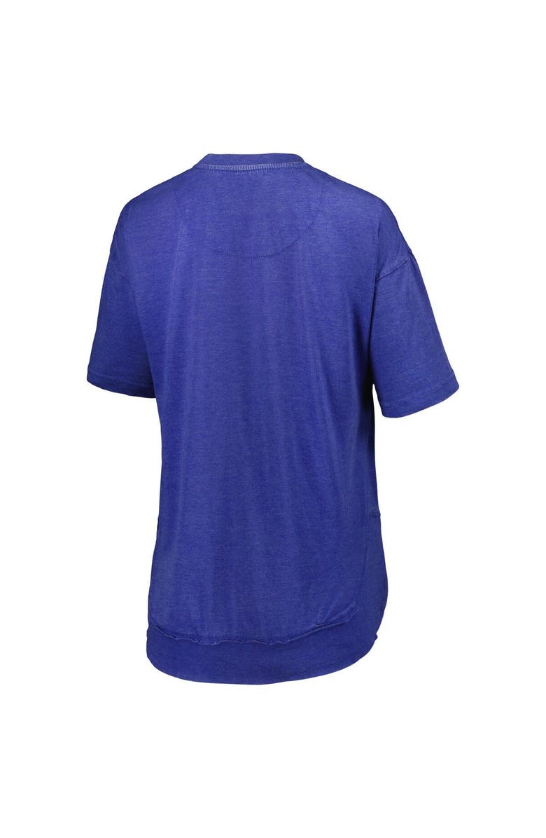 PRESSBOX Women's Pressbox Royal Florida Gators Arch Poncho T-Shirt, Alternate, color, Royal