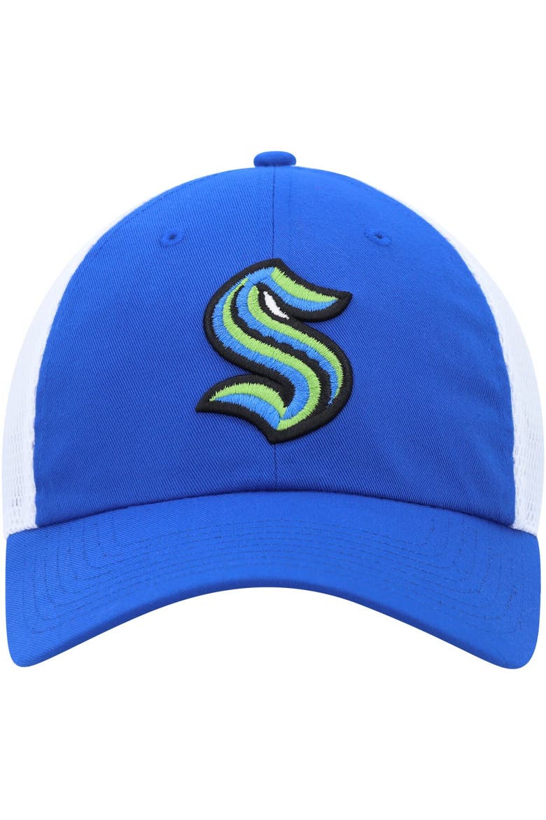 Men's adidas Blue Seattle Kraken Color Pop Trucker Adjustable Hat, Alternate, color, Blue