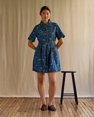 SMWR. By The Somewhere Co Royal Match Denim Mini Dress