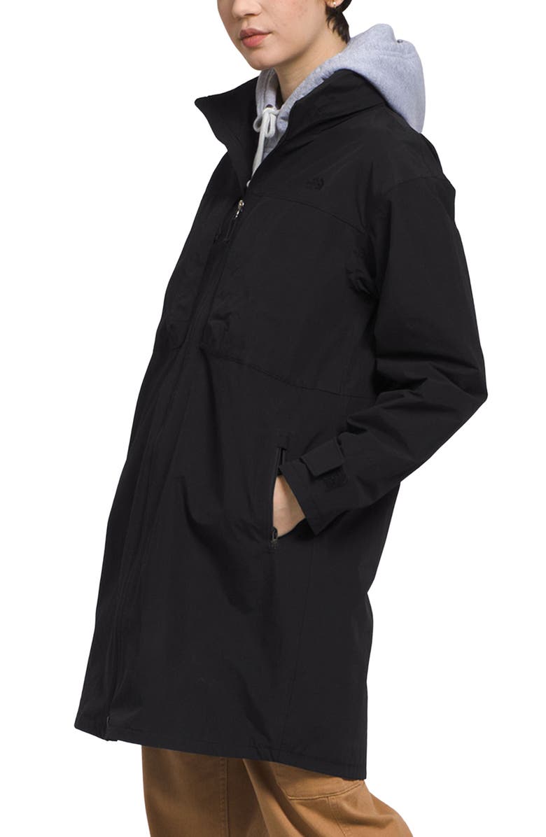 The North Face M66 Tech Trench Rain Jacket, Alternate, color, Tnf Black