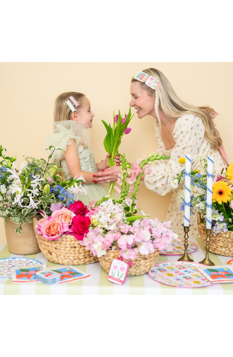 Jollity & Co. In Bloom Floral Bag Charms, Alternate, color, Strawberry