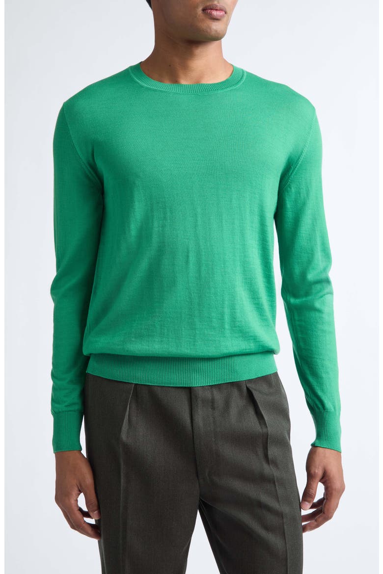 Wish Merino Wool Sweater, Main, color, LIGHT GREEN
