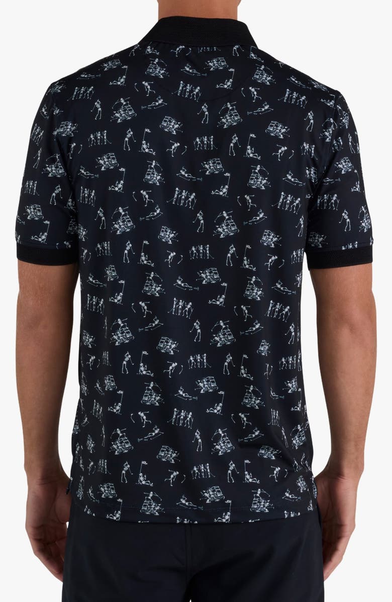 Bad Birdie Evolution Ridge Performance Polo, Alternate, color, Bad Habits - Black