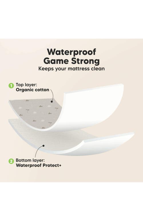 Keababies 2-pack Soothe [protect+] Waterproof Crib Sheets In Neutral