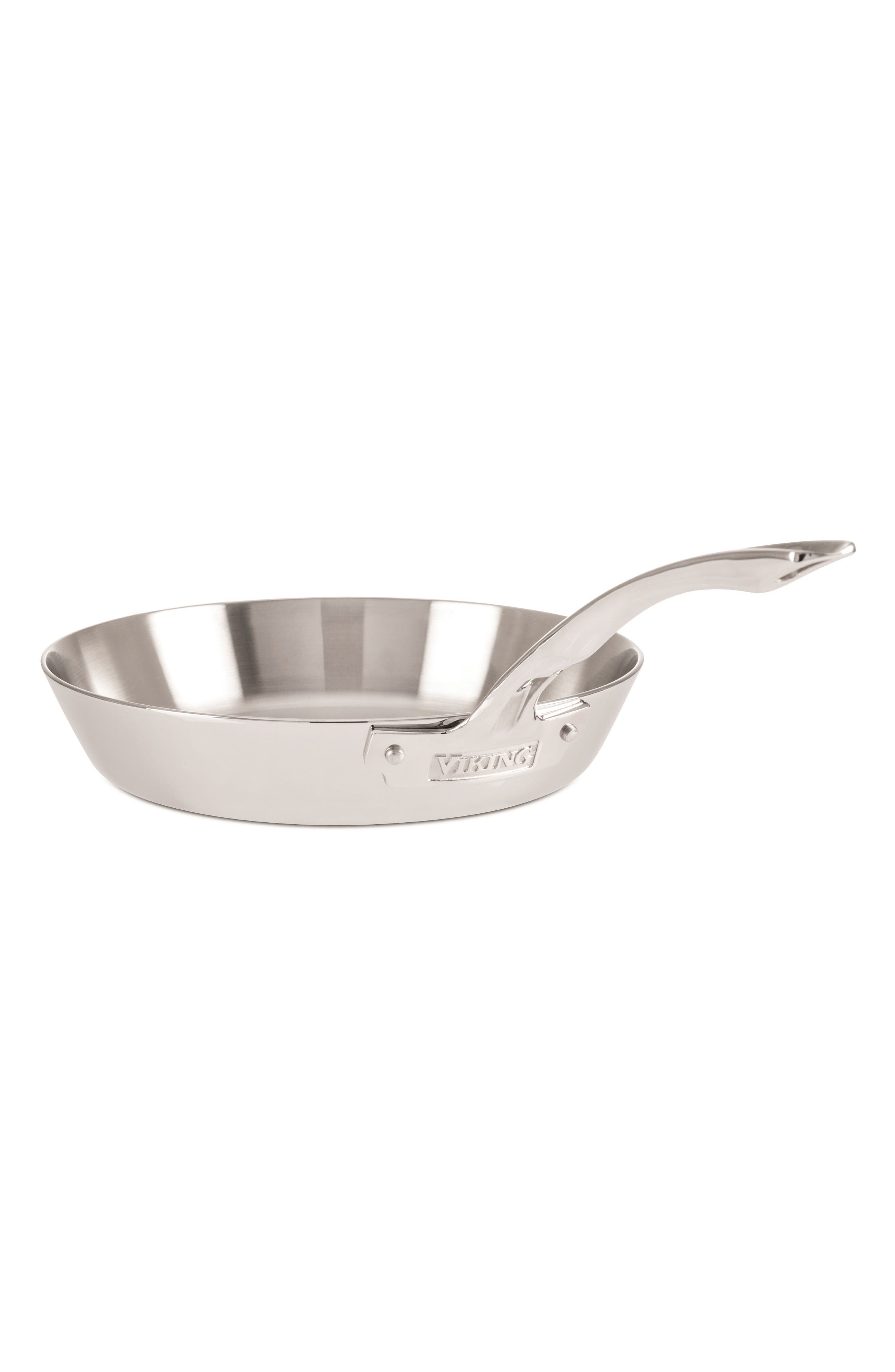 Viking Contemporary 10-Inch 3-Ply Stainless Steel Fry Pan - One Size