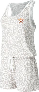 CONCEPTS SPORT Women's Concepts Sport Cream Houston Astros Montana Hacci Knit Romper