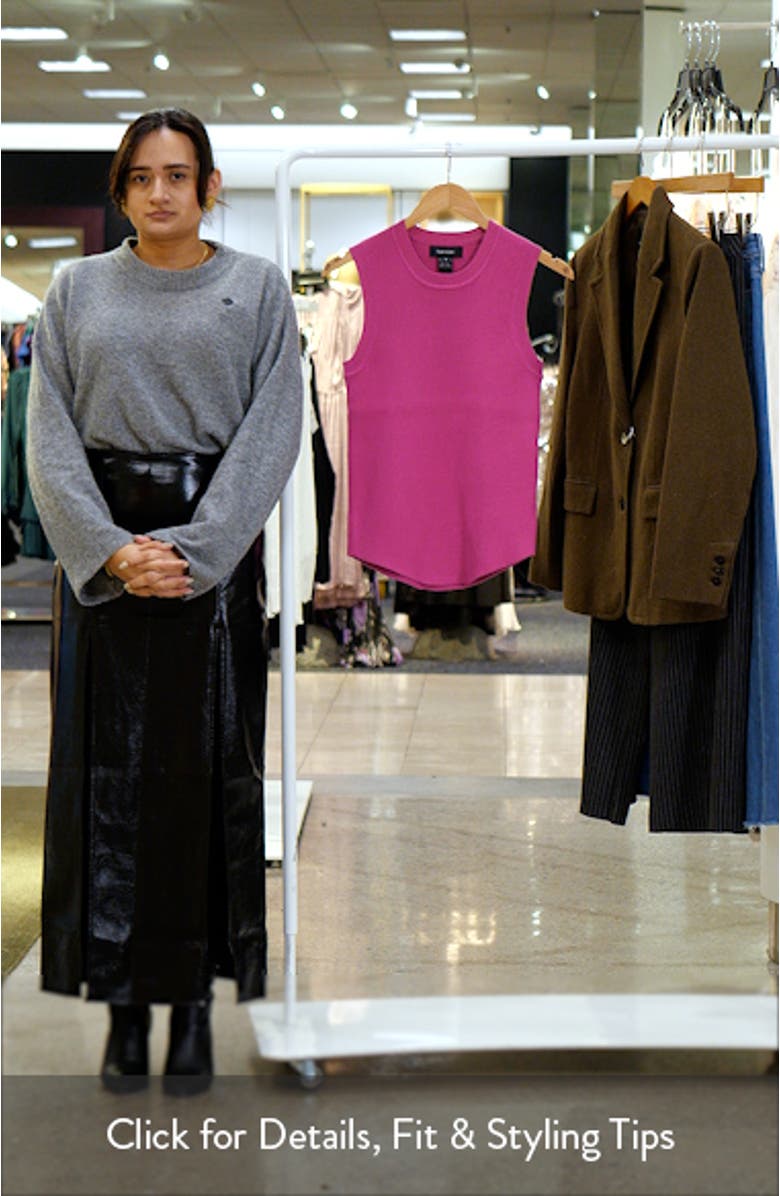 Rib Sweater Tank, sales video thumbnail