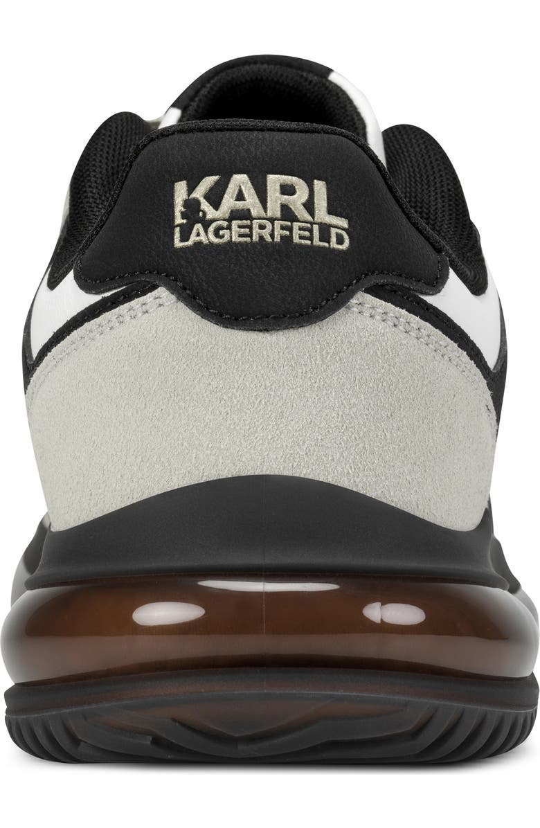 KARL LAGERFELD PARIS Mixed Media Outline Sneaker, Alternate, color, Tan