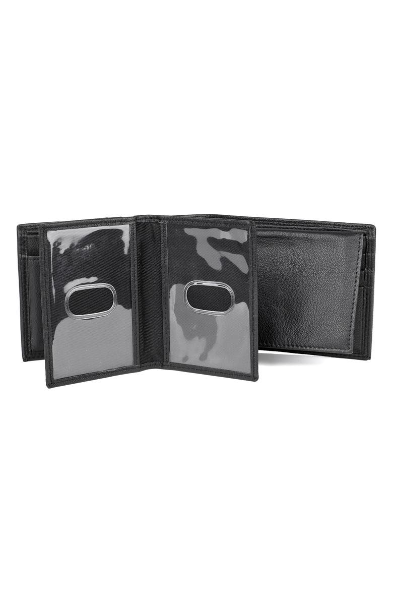 BUXTON Double I.D. RFID Billfold Wallet, Alternate, color, Black