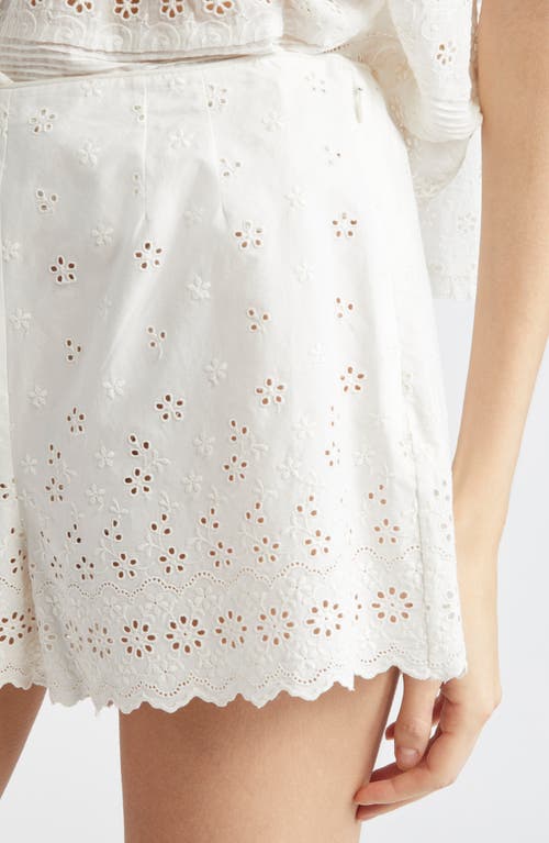 Doen Dôen Arbre Organic Cotton Eyelet Shorts