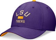 Nike Men's Nike Purple LSU Tigers Primetime Rise Swoosh Flex Hat