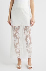 Hill House Home The Olympia Lace Maxi Skirt