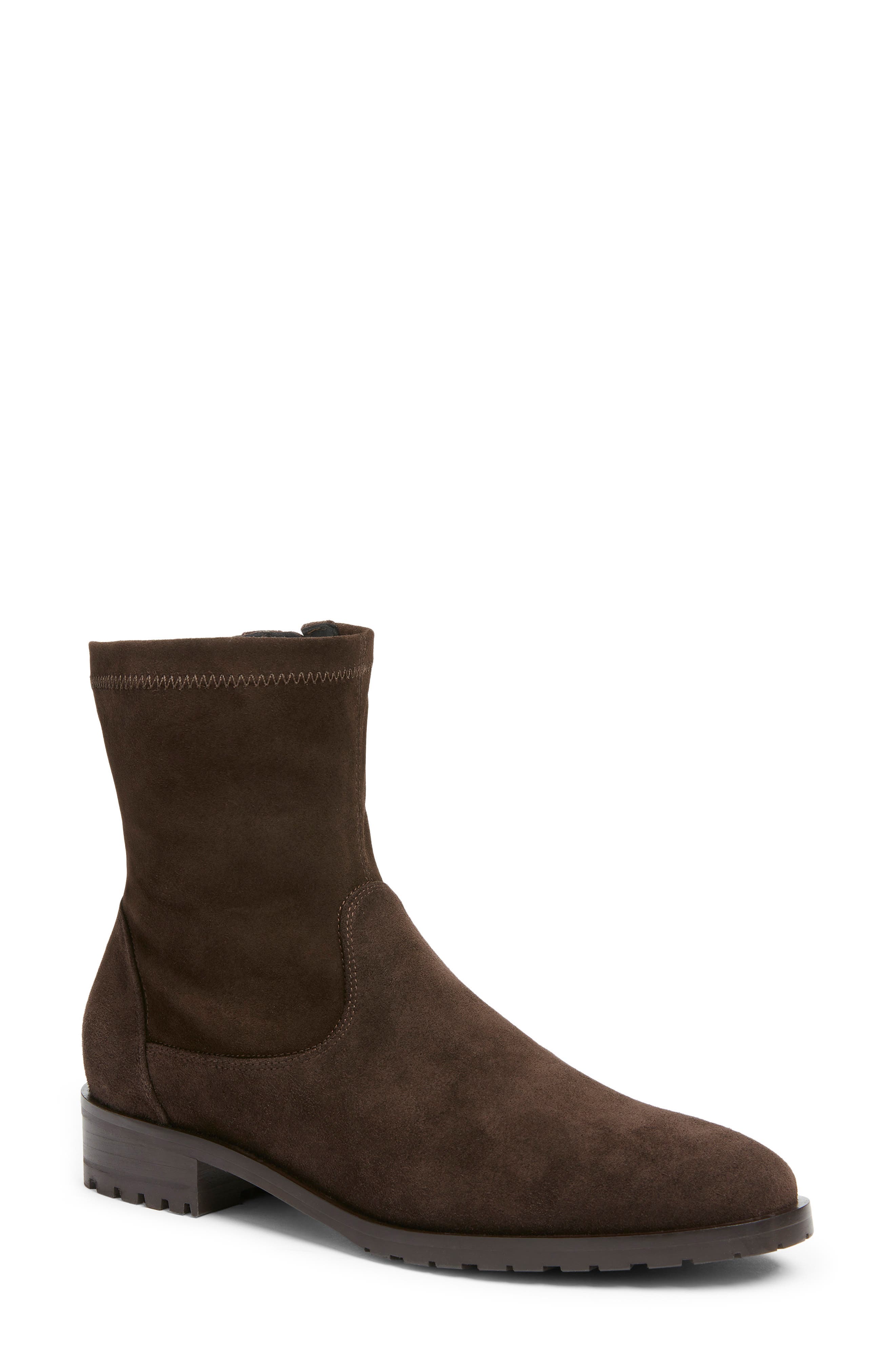Romeo Waterproof Bootie, Main, color, ESPRESSO SUEDE