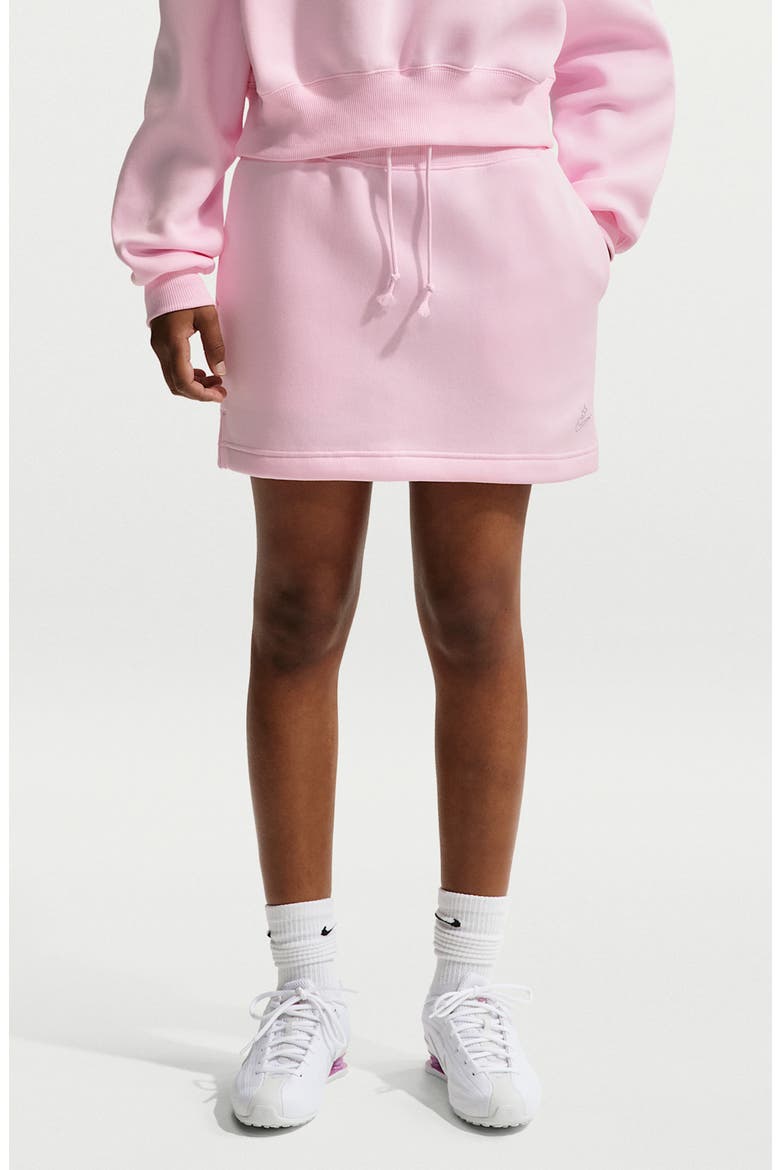 Sportswear Phoenix Fleece Miniskirt, Main, color, 663 PINK FOAM