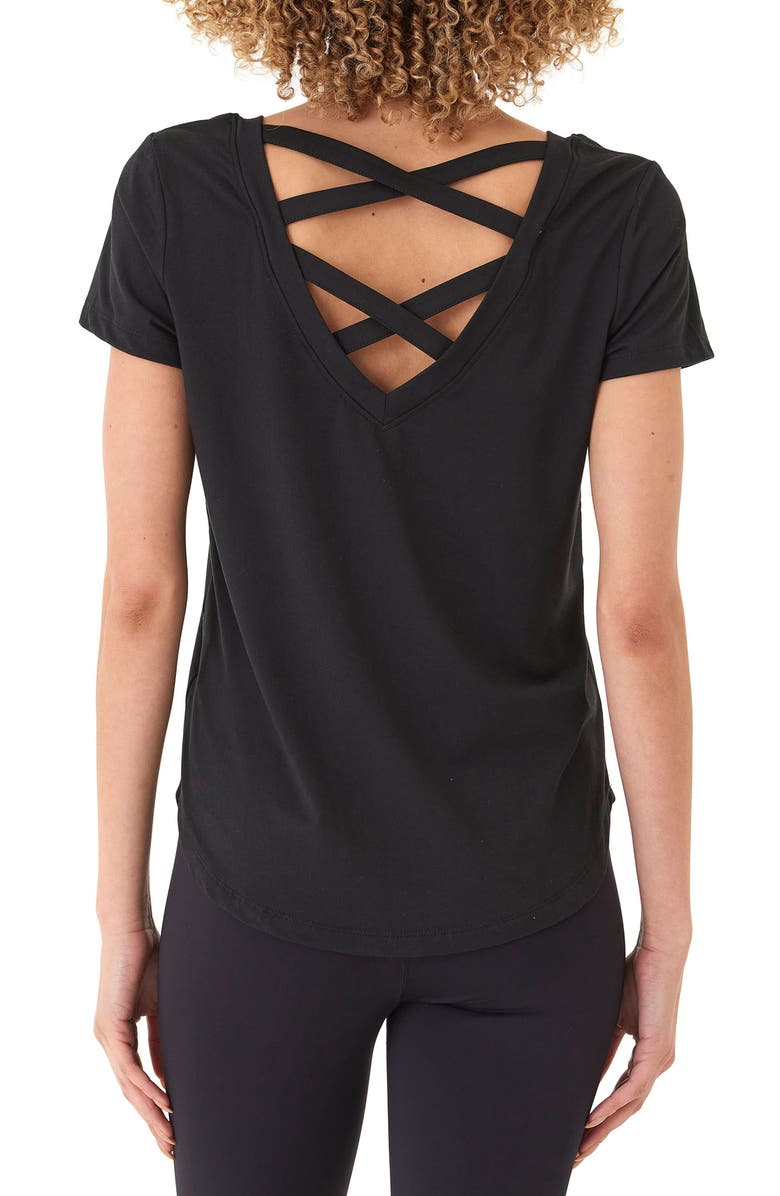 Threads 4 Thought Kristie Crisscross V-Neck T-Shirt, Alternate, color, 