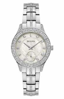 Phantom Crystal Bracelet Watch, 30.5mm