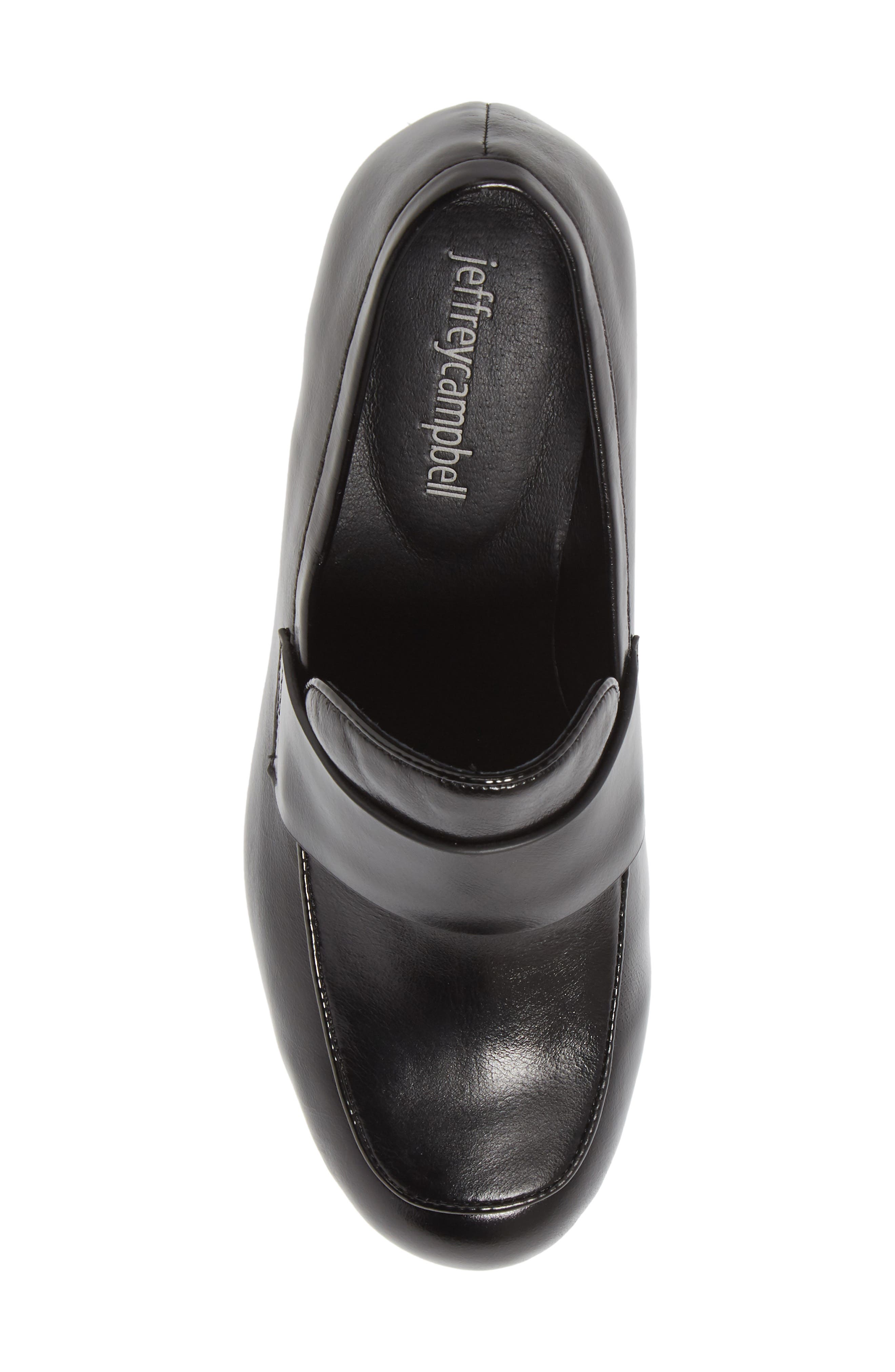 Scholar Platform Loafer, Alternate, color, BLACK
