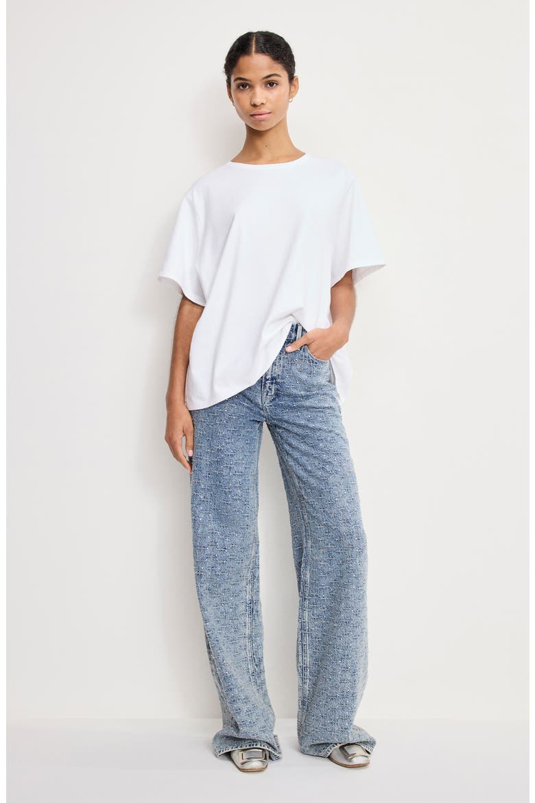 Oversize Cotton T-Shirt, Alternate, color, WHITE001