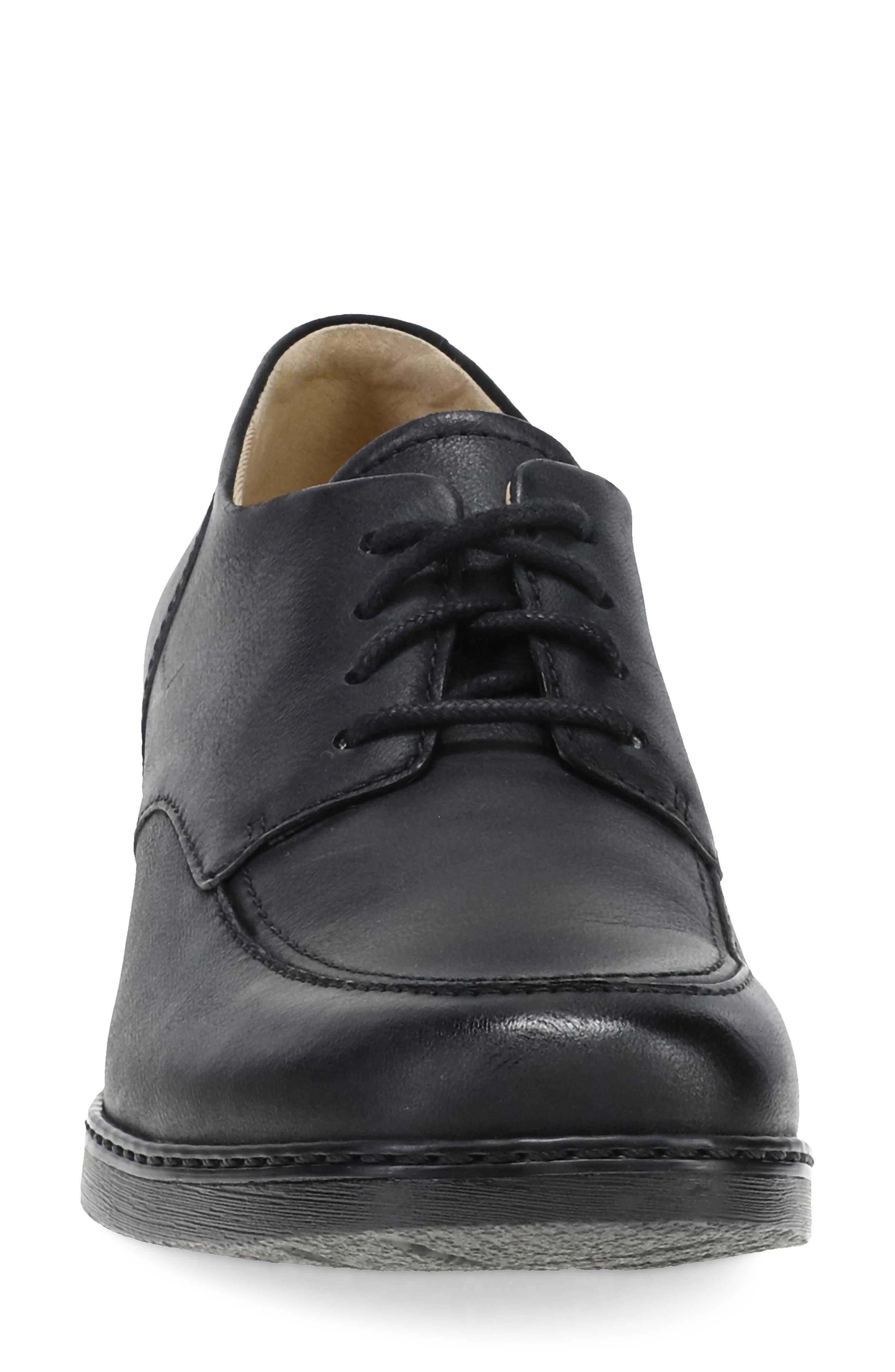 Lace-Up Oxford Platform Pump, Alternate, color, BLACK