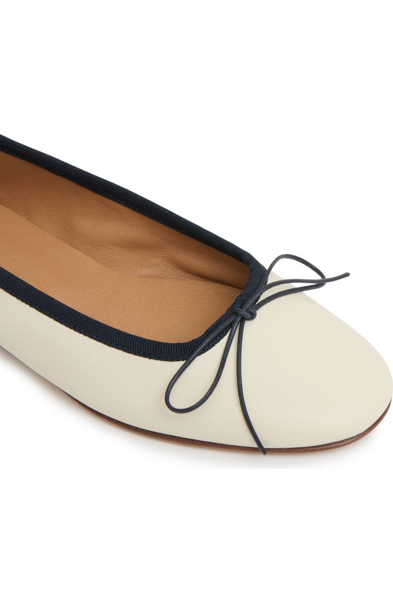 Mansur Gavriel Ballet Flat, Alternate, color, Jasmine/ Midnight