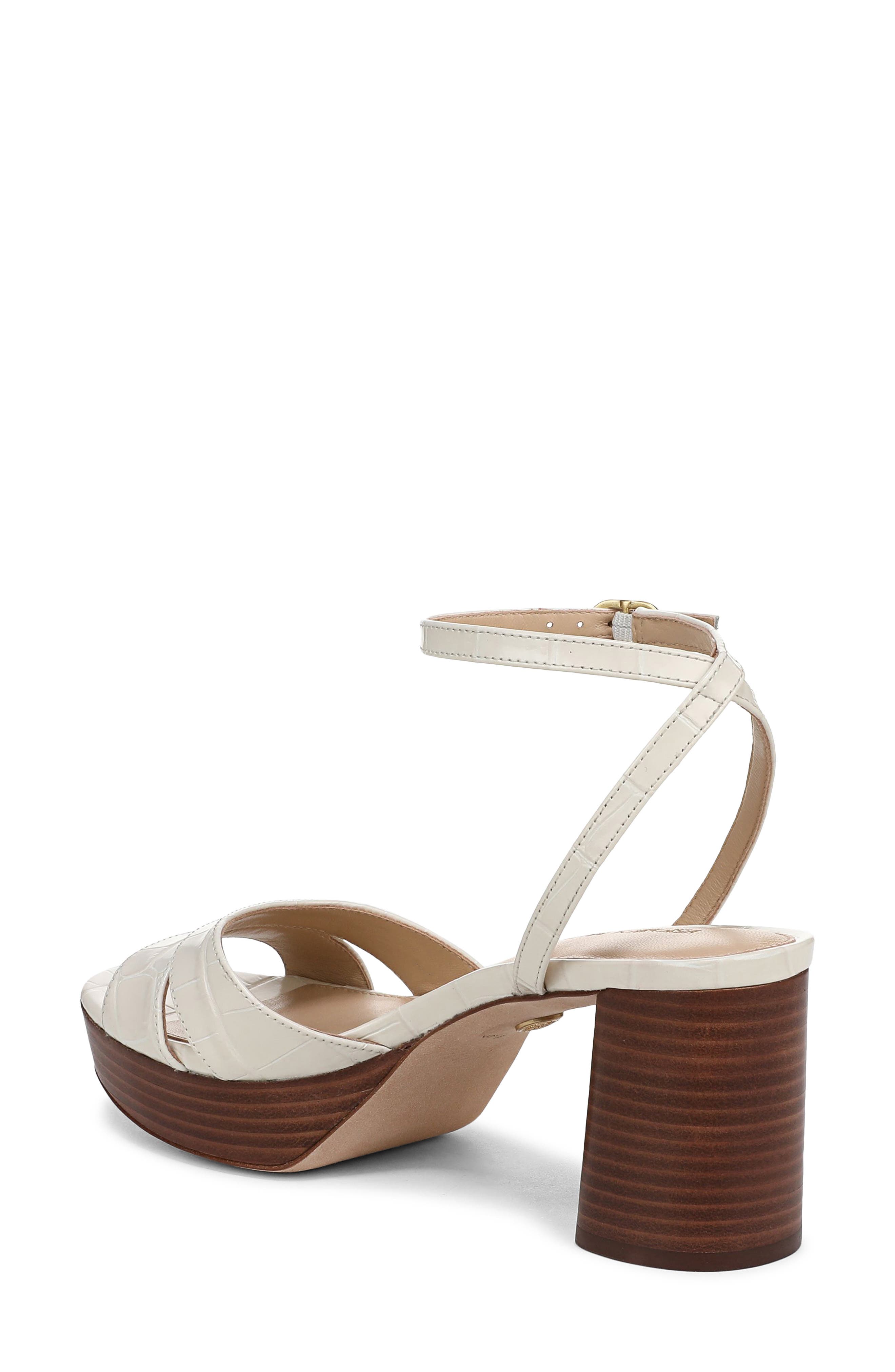 Drina Ankle Strap Platform Sandal, Alternate, color, IVORY