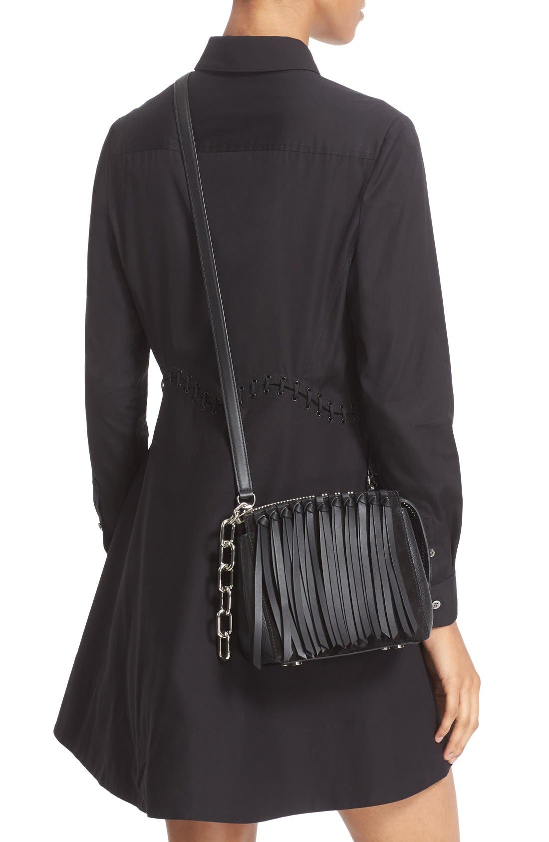 Alexander Wang Attica Fringe Crossbody Bag, Alternate, color, 