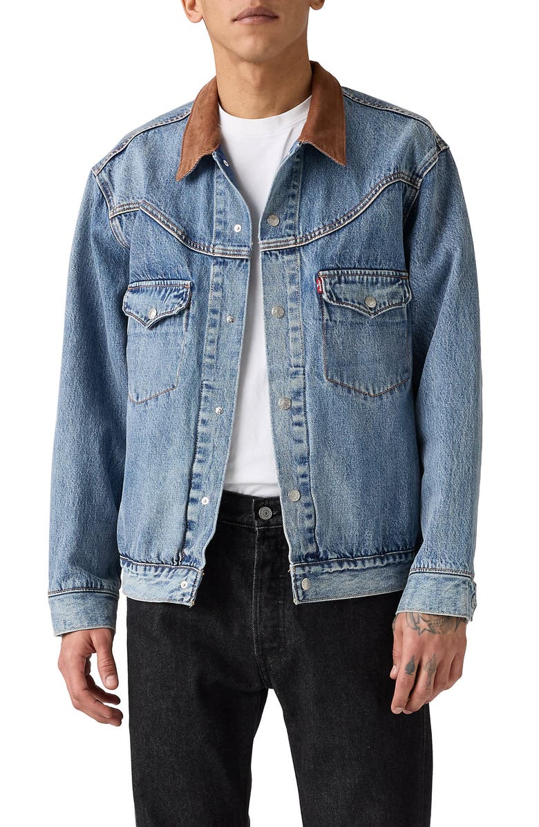 Levi's<sup>®</sup> Western Inspired Denim Jacket, Main, color, Off To Parris Trucker