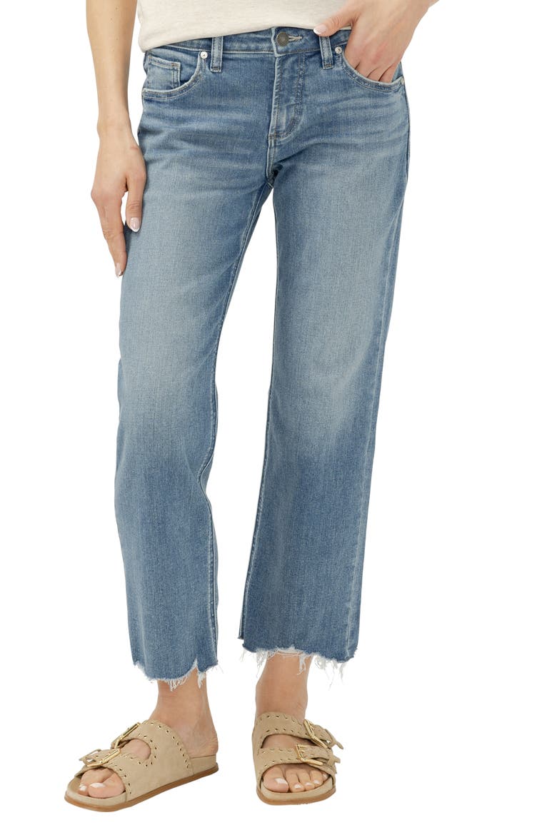 Chelsea Frayed Boyfriend Jeans, Main, color, KICKIN IT