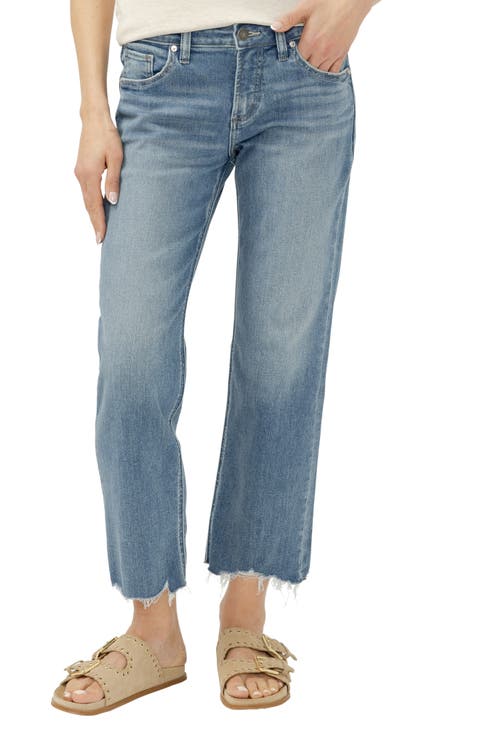 Chelsea Frayed Boyfriend Jeans (Kickin It)