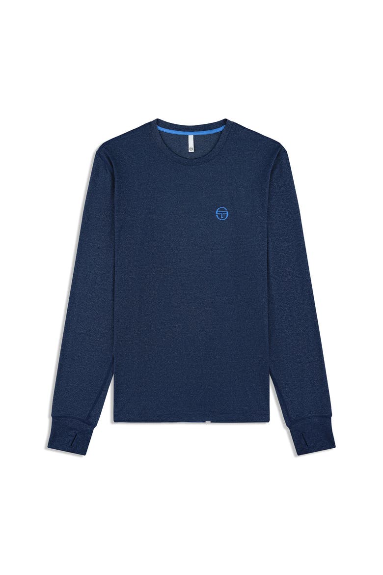 Attivo Damarindo Long Sleeve Tee, Alternate, color, MARITIME BLUE