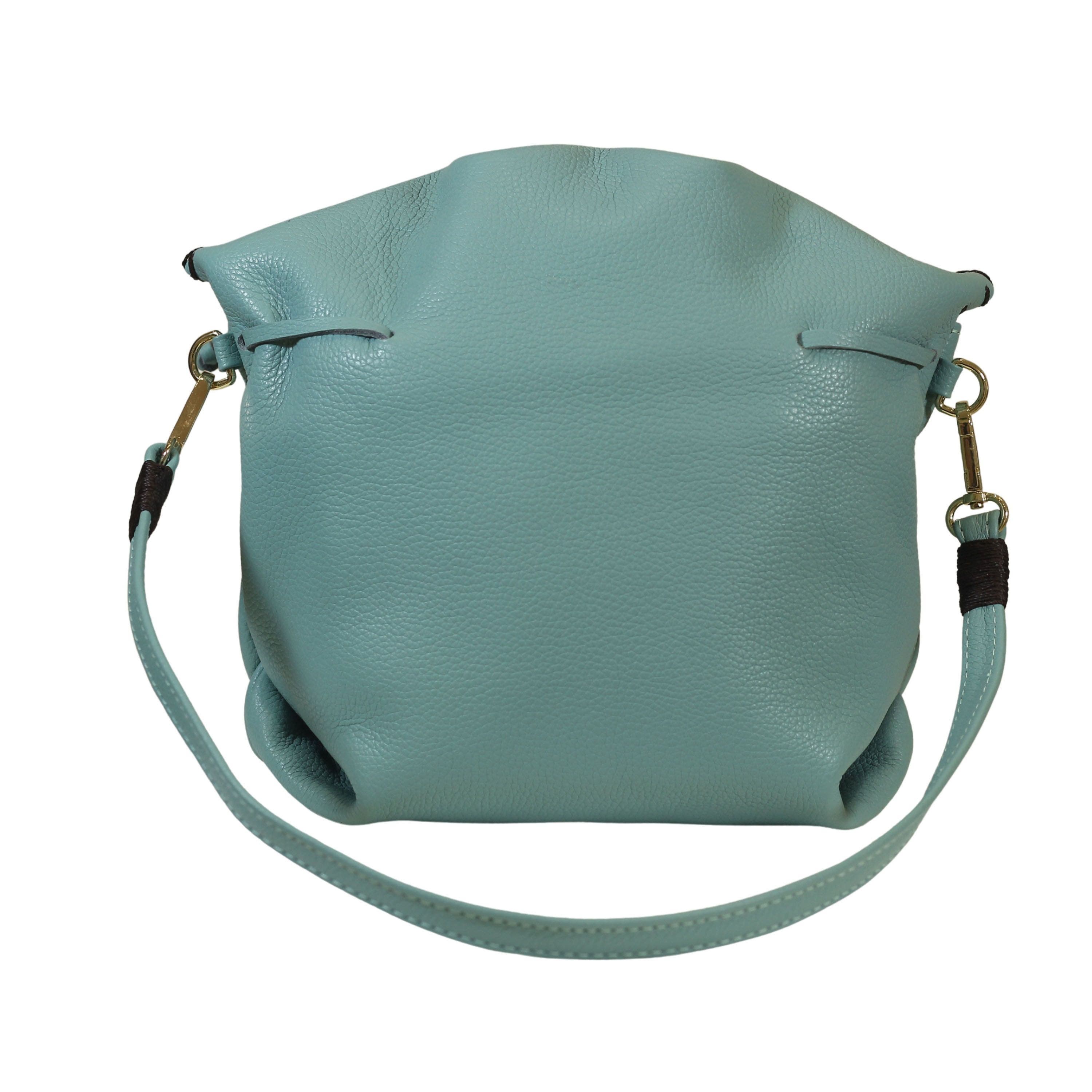 Butterfly Leather Bag, Alternate, color, Teal