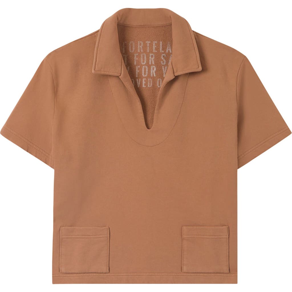 Fortela Grand Brushed Jersey V-neck Sweater In Multi