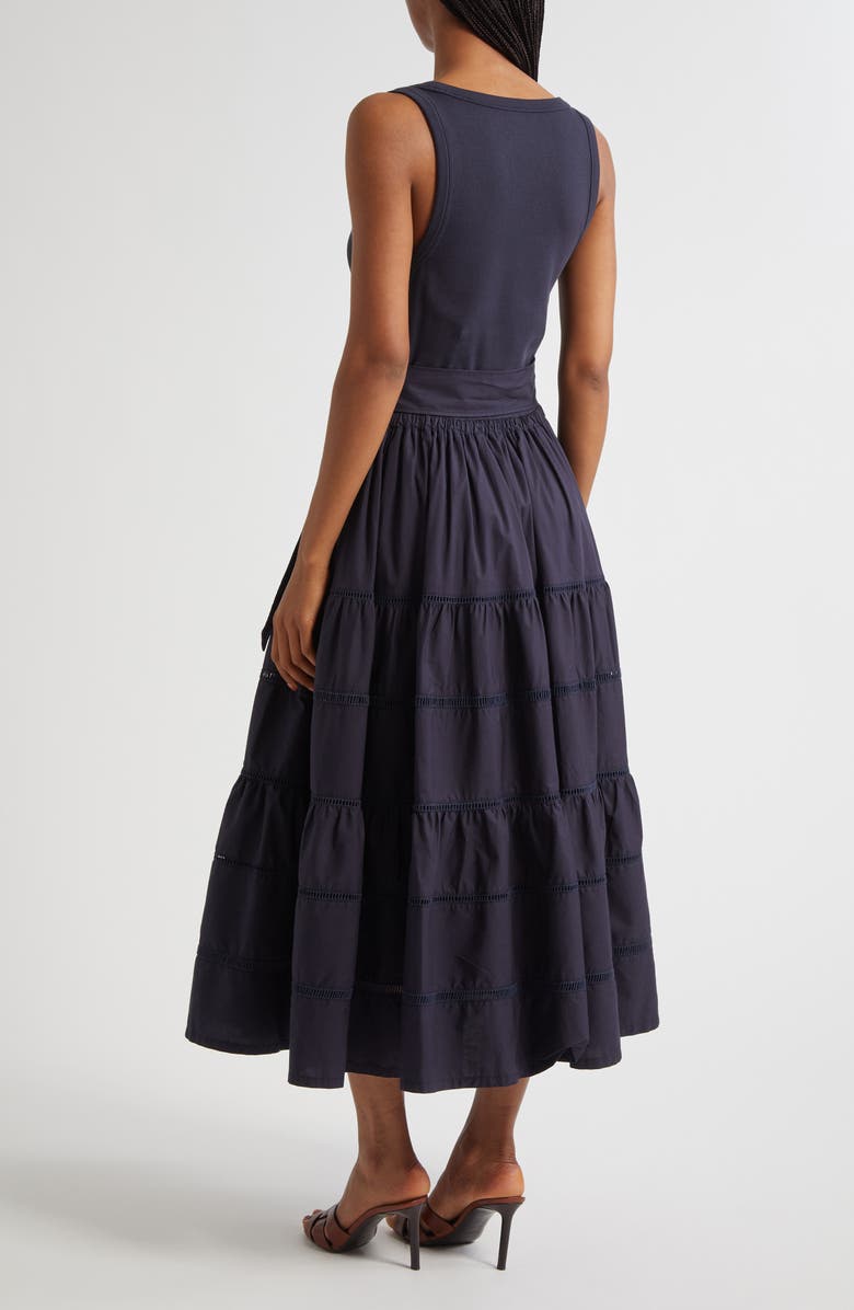 Cinq à Sept Zuri Sleeveless Tiered Maxi Dress, Alternate, color, 