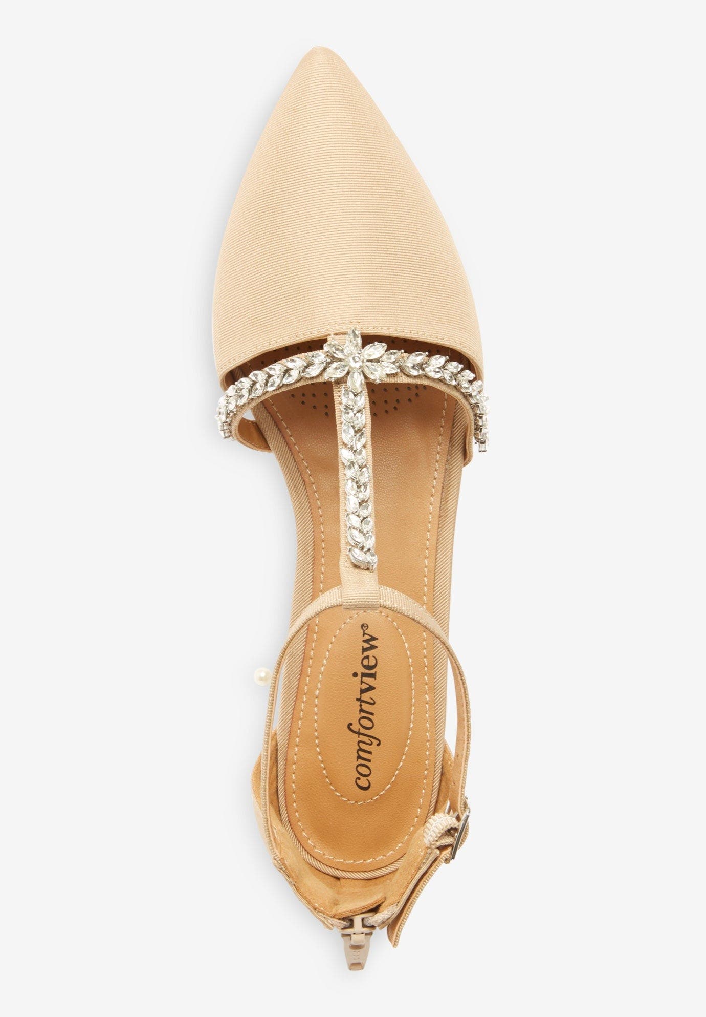 Comfortview The Clove Flat, Alternate, color, Black