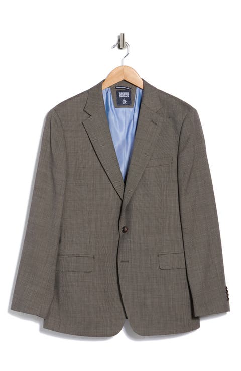 Wool Blend Two-Button Sport Coat