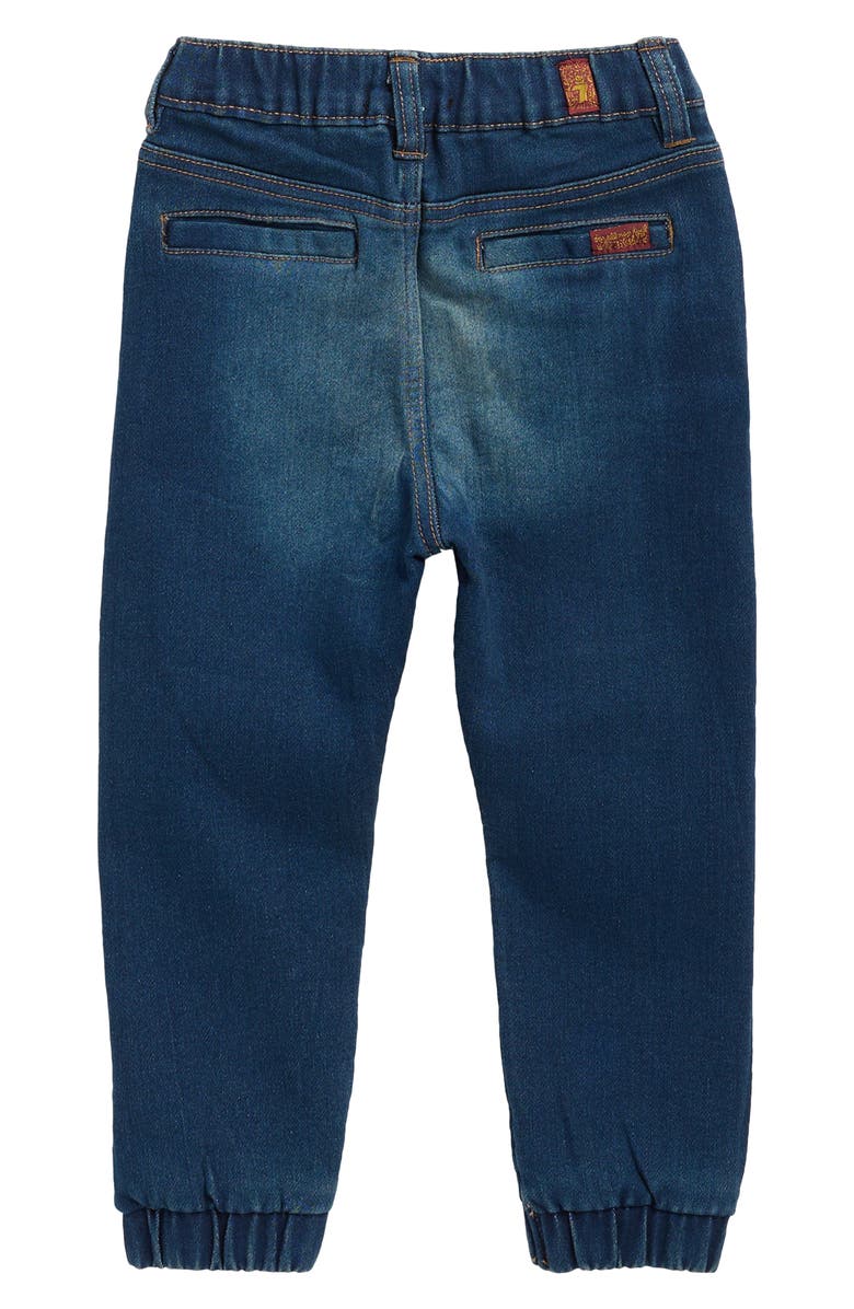 7 For All Mankind Kids' Faux-Fur Lined Corduroy Jacket & Jean Joggers Set, Alternate, color, Bourbon