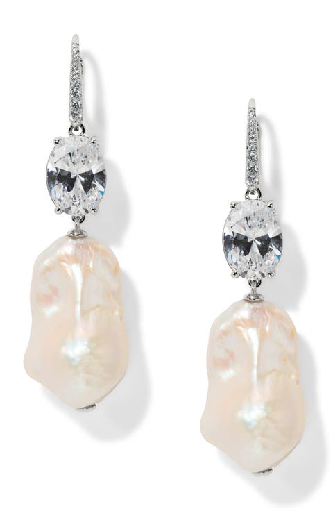 Madrid Freshwater Pearl Double Drop Earrings