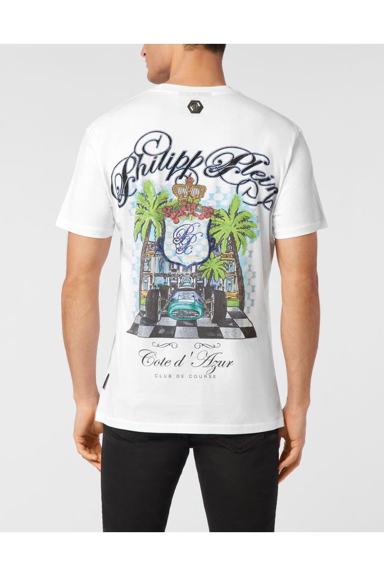 T-Shirt Round Neck Club The Course Stones Men, Alternate, color, white