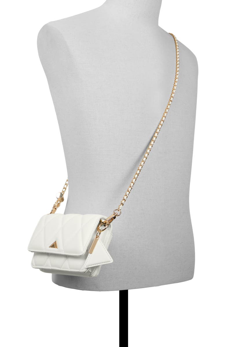 ALDO Fititalllx Diamond Quilted Faux Leather Crossbody Bag, Alternate, color,