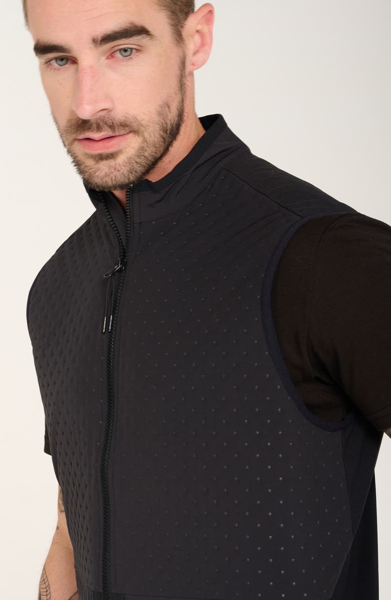 Bad Birdie Water Repellent Hybrid Vest, Alternate, color, Black