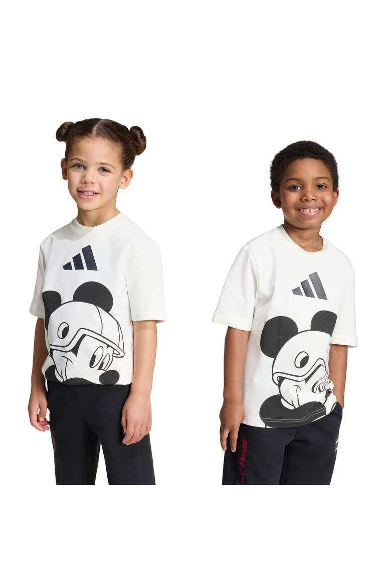 x Disney Kids' Mickey Mouse Graphic T-Shirt, Alternate, color, OFF WHITE/ BLACK