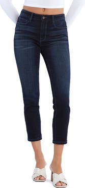 ★ ★ Women's High Rise Skinny Ankle Fit Mid Blue 15e0d6ef-047d-48b0-9f76-