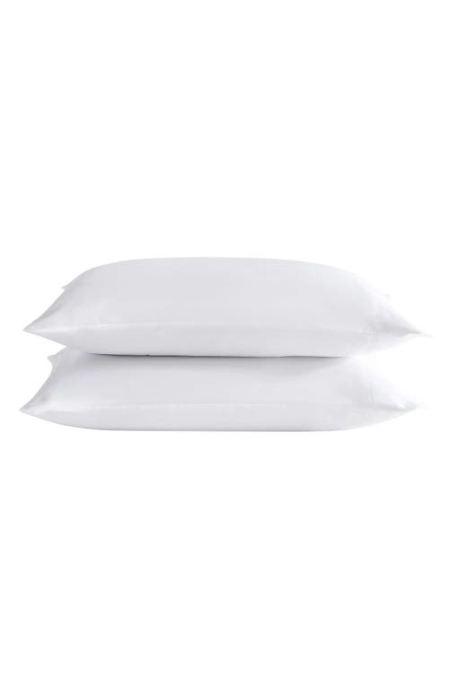 Betsey Johnson Set Of 2 Satin Pillowcase In White