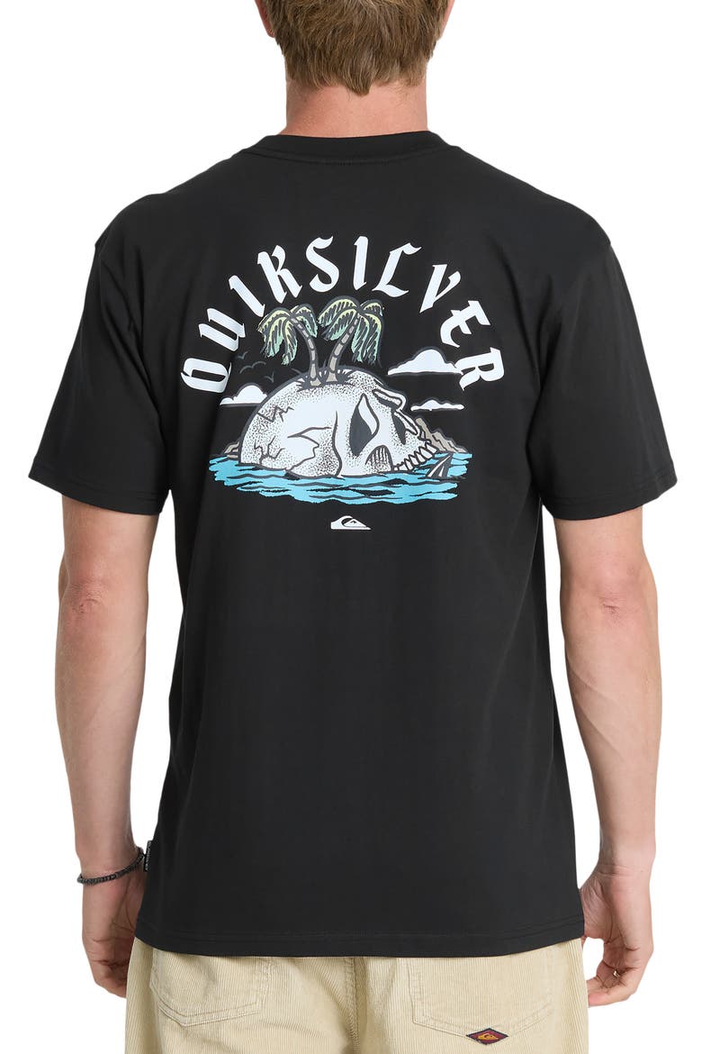 Skull Rock Graphic T-Shirt, Alternate, color, BLACK